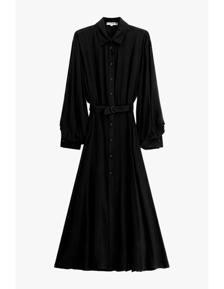 Robe longue avec ceinture et boutons sur le devant S’il vous plaît