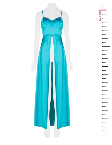 Lange gedrapeerde bustiertop Rinascimento