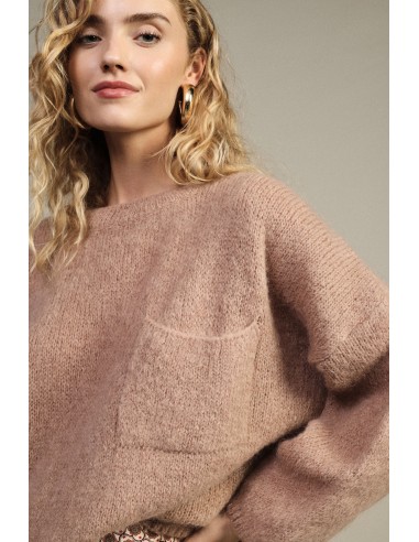 Pull oversize avec poche et nœud au dos Dixie