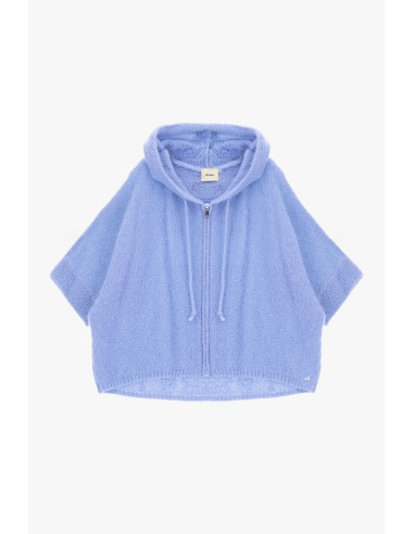 Pull à capuche zippé à manches courtes Dixie