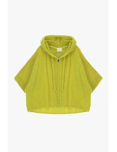 Pull à capuche zippé à manches courtes Dixie