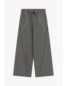 Pantalon palazzo avec détails contrastants et cordon de serrage Dixie