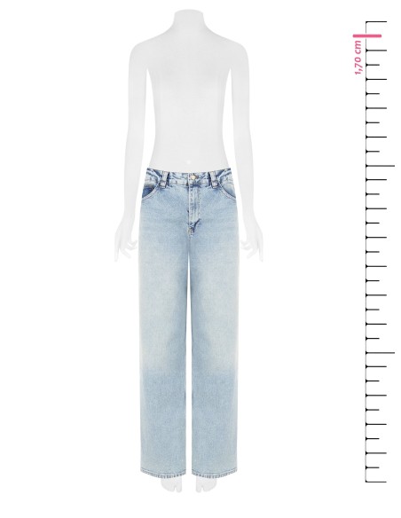 Rinascimento Palazzo-jeans in een lichte wassing