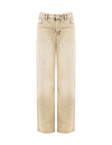 Palazzo-jeans met gebleekt effect van Rinascimento
