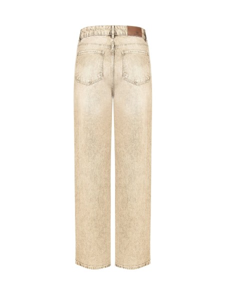 Palazzo-jeans met gebleekt effect van Rinascimento