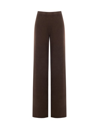 Pantalon palazzo en maille avec élastique à la taille Rinascimento