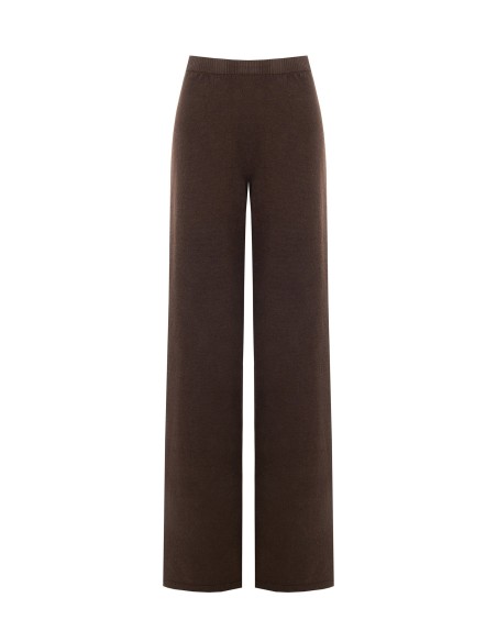 Pantalon palazzo en maille avec élastique à la taille Rinascimento