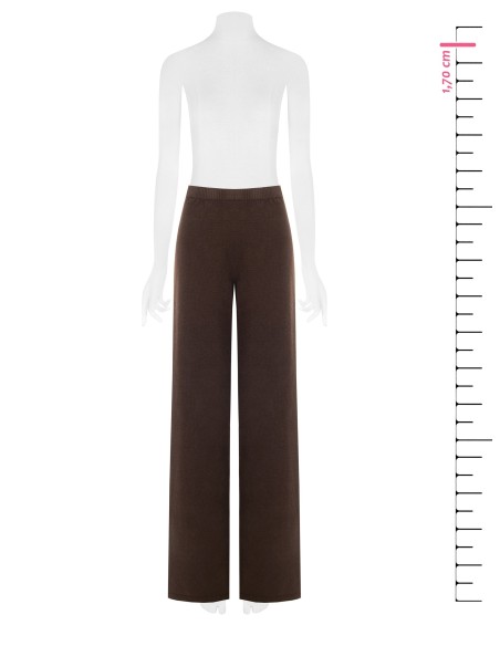 Pantalon palazzo en maille avec élastique à la taille Rinascimento
