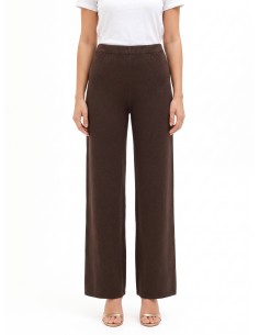 Pantalon palazzo en maille avec élastique à la taille Rinascimento