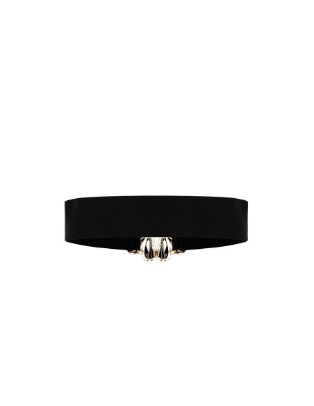 Elastische riem met grote siergesp van Rinascimento
