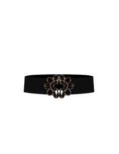 Elastische riem met grote siergesp van Rinascimento