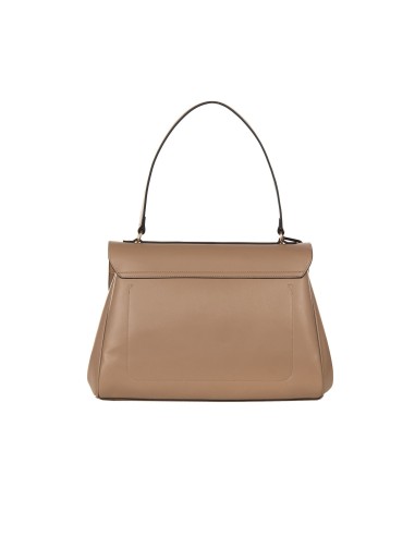 Sac à bandoulière en similicuir lisse avec breloques décoratives et bandoulière amovible Rinascimento