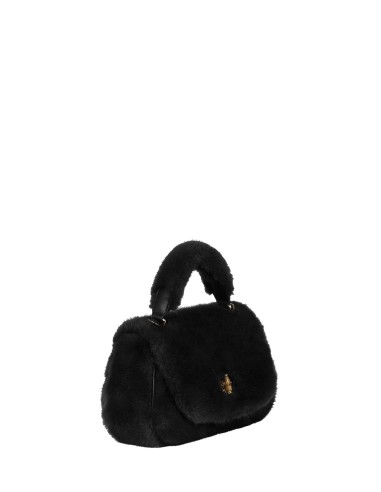 Sac à main en fausse fourrure avec bandoulière amovible Rinascimento