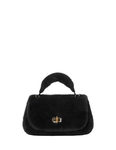 Sac à main en fausse fourrure avec bandoulière amovible Rinascimento