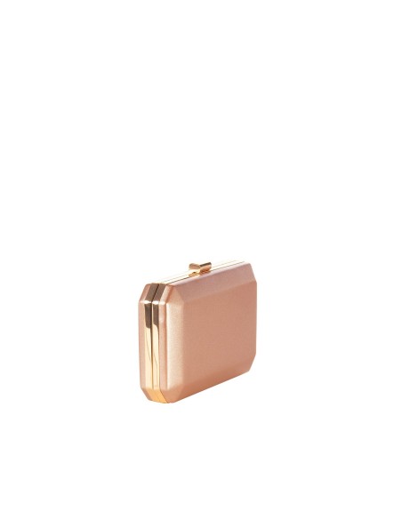Pochette rigide scintillante avec bandoulière chaîne Rinascimento