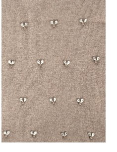 Écharpe en mélange de viscose et de laine avec cristaux cabochons Rinascimento 2
