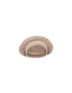 Baret van een viscose-wolmix met cabochonkristallen Rinascimento 2