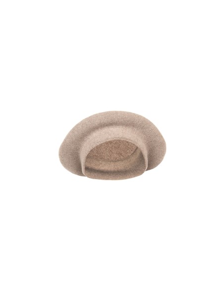 Baret van een viscose-wolmix met cabochonkristallen Rinascimento