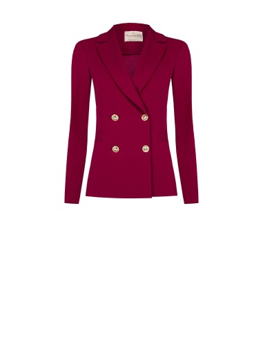 Rinascimento double-breasted blazerjack van scuba-crepe