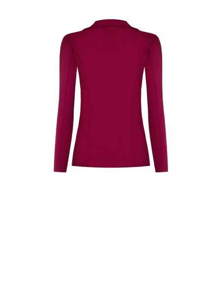 Veste blazer croisée en scuba crêpe Rinascimento