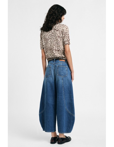 Jean coupe balloon taille haute avec coutures arrondies, s’il vous plaît