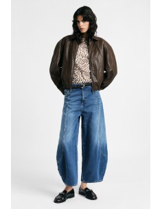 Jean coupe balloon taille haute avec coutures arrondies, s’il vous plaît