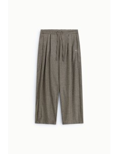 Palazzo-broek met plooien en verstelbare tailleband Please 2