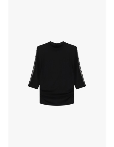 Pull à manches longues avec détails en dentelle Please
