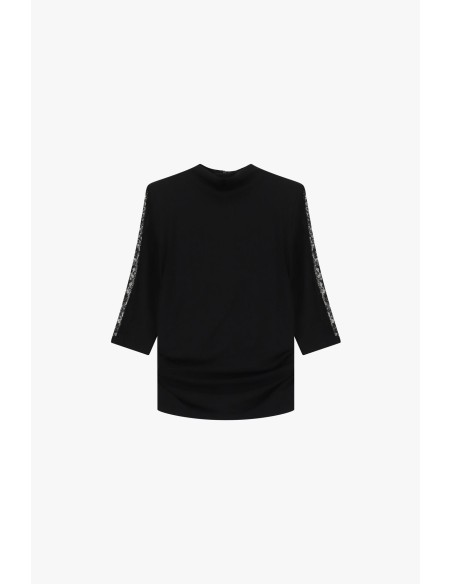 Pull à manches longues avec détails en dentelle Please