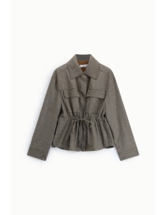 Veste-chemise avec fermeture éclair et poches frontales S’il vous plaît 2