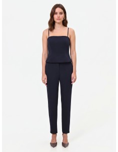Top bustier Studio rayé en crêpe Rinascimento 2