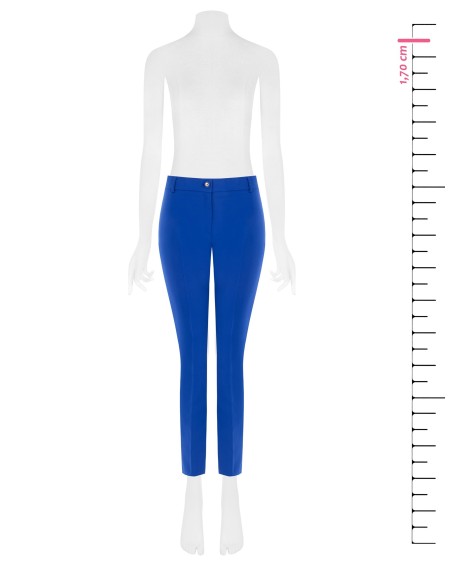 Pantalon cigarette en tissu technique avec bouton siglé Rinascimento