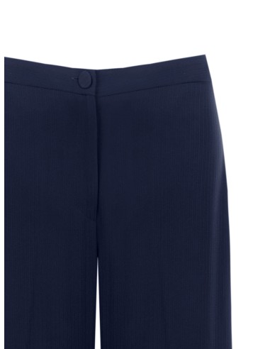Pantalon Studio Palazzo à rayures tennis en crêpe Rinascimento