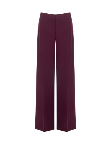 Pantalon Studio Palazzo à rayures tennis en crêpe Rinascimento