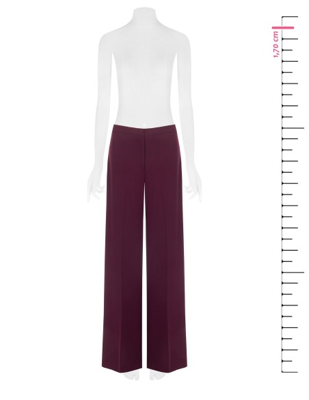 Pantalon Studio Palazzo à rayures tennis en crêpe Rinascimento