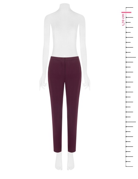 Pantalon droit Studio à fines rayures en crêpe Rinascimento