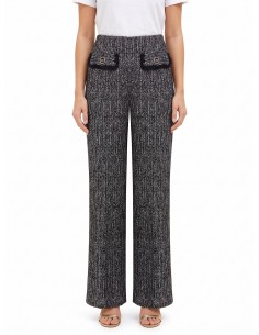 Pantalon large en tweed Rinascimento