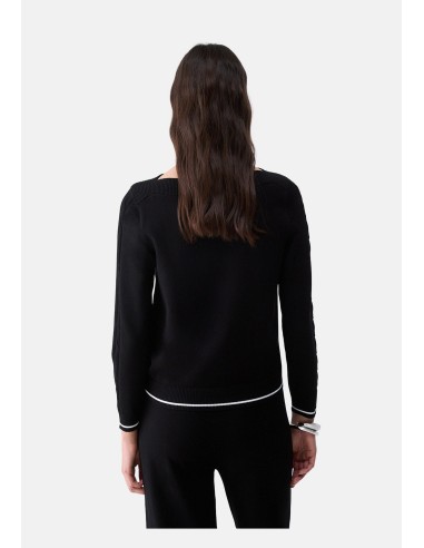 Pull Liu Jo avec bordures contrastées