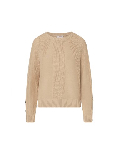 Pull en mélange de laine avec boutons Liu Jo