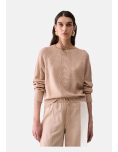 Pull en mélange de laine avec boutons Liu Jo