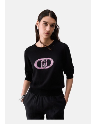 Pull à logo monogrammé Liu Jo