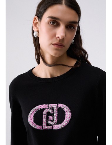 Pull à logo monogrammé Liu Jo