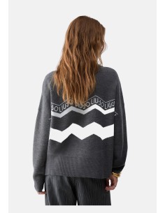 Pull Jacquard en Mélange de Laine Liu Jo 2
