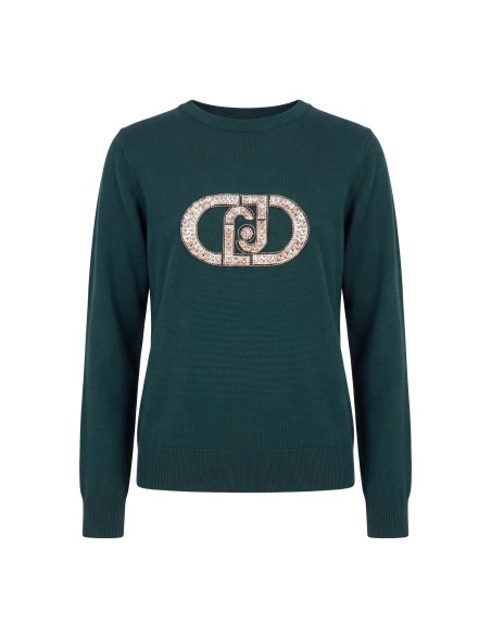 Pull à logo monogrammé Liu Jo