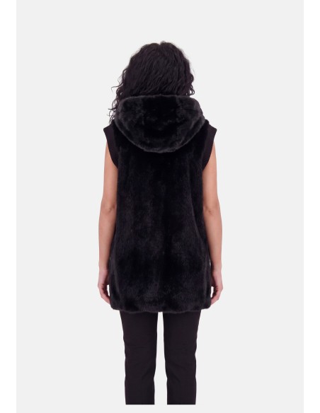 Fourrure sans manches en teddy Liu Jo