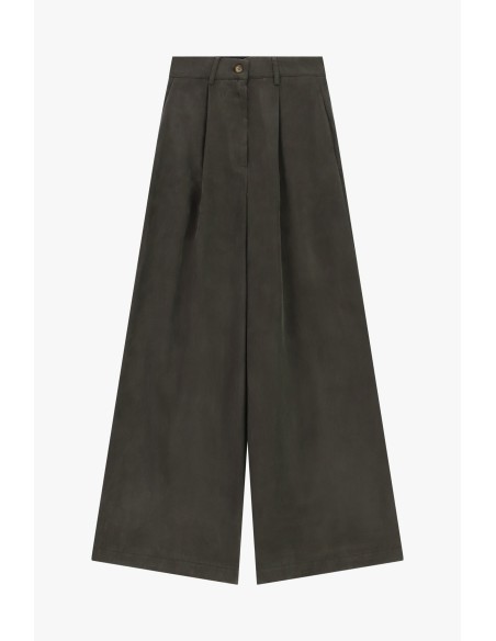 Dixie Palazzo-broek met hoge taille en plooien
