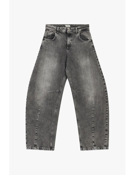 Dixie-jeans met balloon fit en vintage-effectwassing