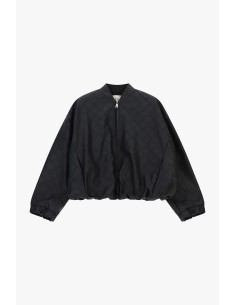 Bomber matelassé avec fermeture éclair et ourlet élastique Dixie