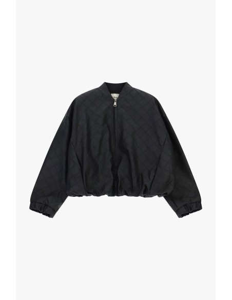 Bomber matelassé avec fermeture éclair et ourlet élastique Dixie