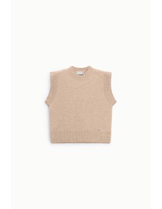 Pull sans manches avec finitions côtelées. 2